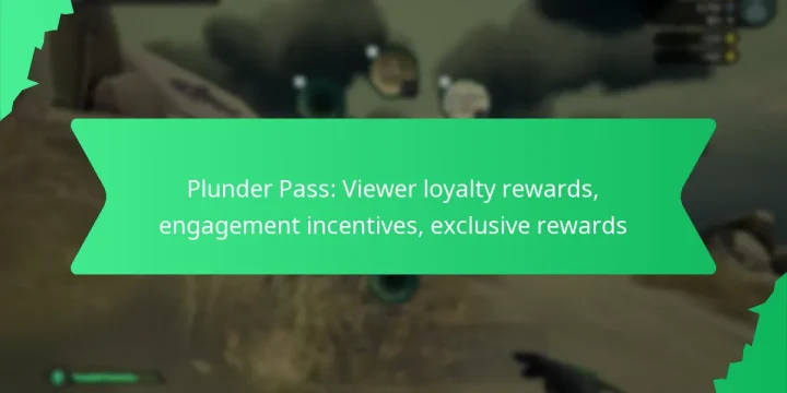 Plunder Pass: Viewer loyalty rewards, engagement incentives, exclusive rewards