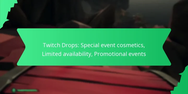 Twitch Drops: Special event cosmetics, Limited availability, Promotional events